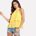 Shein Two Way Layered Halter Top
