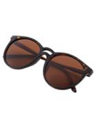 Shein Leopard Frame Wire-core Sunglasses