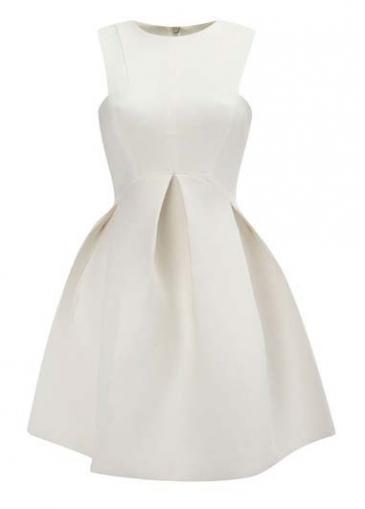 Rosewe A Line Design Round Neck Sleeveless Mini Dress