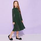 Shein Girls Solid A-line Dress