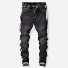 Shein Men Tape Detail Ripped Jeans