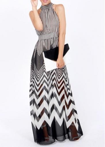 Rosewe Chic Off The Shoulder High Waist Dress For Woman