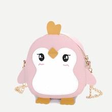 Shein Kids Bird Design Embroidered Decor Chain Bag