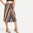 Shein Multi Striped Skirt