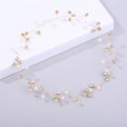 Shein Faux Pearl & Rhinestone Headpiece