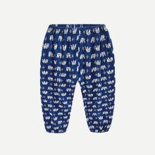 Shein Girls Elephant Print Pants