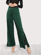 Shein Pearl Beading Solid Pants