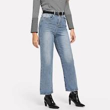 Shein Faded Wide Leg Jeans Without Belt