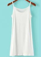 Rosewe Charming Spaghetti Strap Design White Vest For Lady