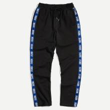 Shein Men Letter Side Print Drawstring Waist Pants