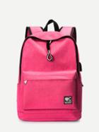Shein Solid Satchel Backpacks Bag