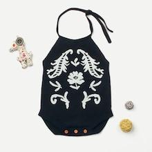 Shein Toddler Boys Halter Knit Jumpsuit