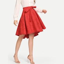 Shein Knot Jacquard Skirt