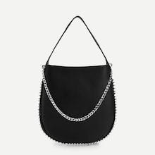 Shein Studded Detail Chain Satchel Bag