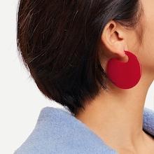 Shein Cut Round Stud Earrings