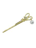 Shein Pearl Scissors Pattern Star Shape Simulated-pearl Charm Hairwear