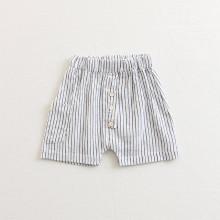 Shein Girls Stripe Button Shorts