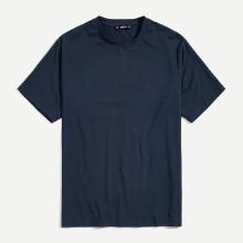 Shein Men Letter Print Back Short Sleeve Tee