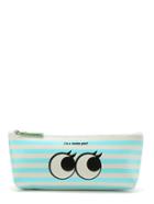 Shein Striped & Eye Print Pu Bag