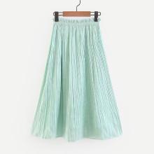 Shein Frill Trim Pleated Skirt