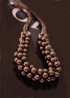 Shein Hot Selling Unique Multilayer Short Bead Necklace