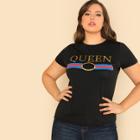 Shein Plus Graphic Short Sleeve T-shirt