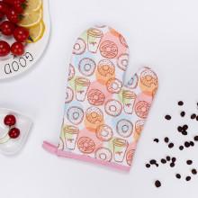 Shein Coffee Print Polka Dot Oven Glove