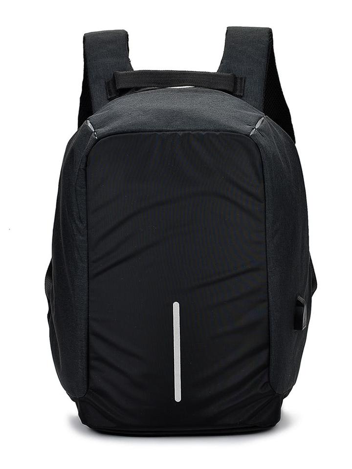Shein Striped Sport Style Oxford Backpack