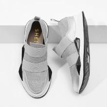 Shein Glitter Metallic Sneakers