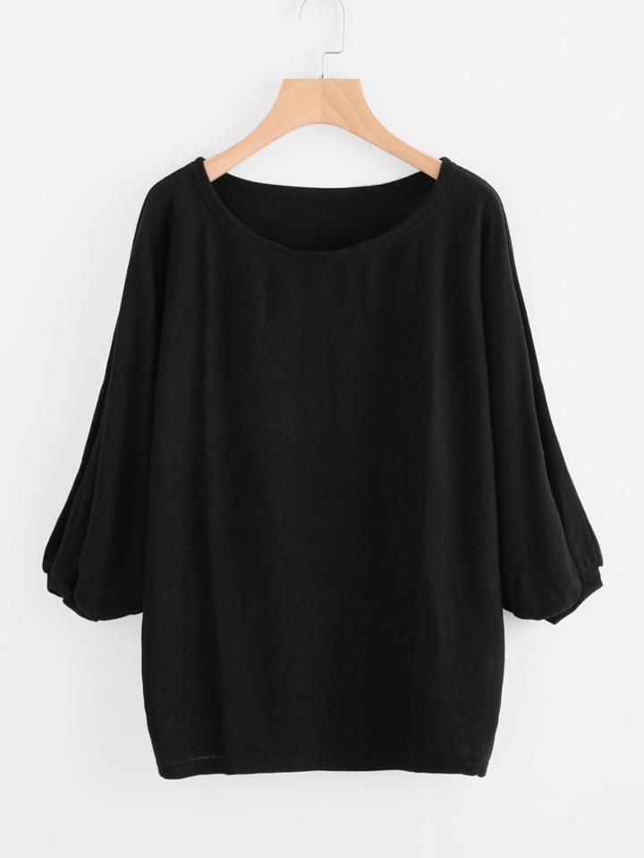 Shein Lantern Sleeve Oversized Top