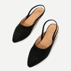 Shein Suede Slingback Flats