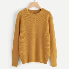 Shein Dropped Shoulder Solid Jumper