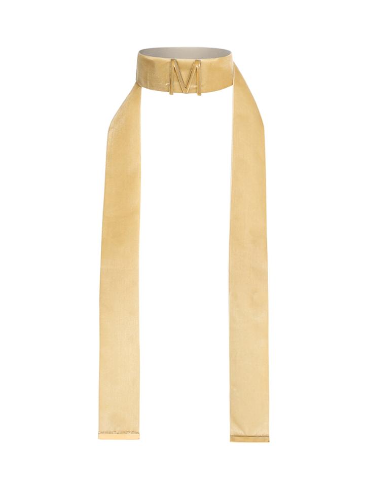 Shein Letter Detail Velvet Wrap Choker