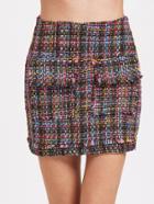 Shein Weave Bodycon Skirt With Zipper Back