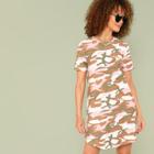 Shein Camouflage Print Dress