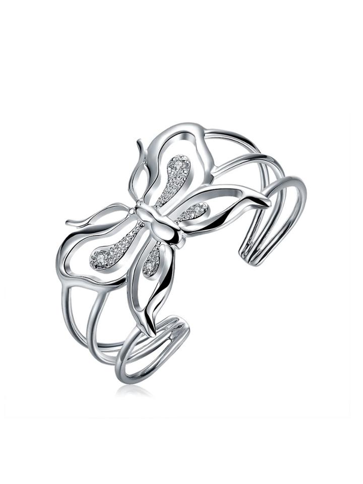 Shein Rhinestone Butterfly Design Bracelet