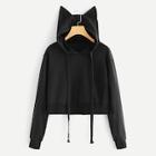 Shein Solid Hooded Sweatshirt