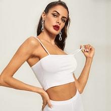 Shein Slim Fitted Solid Cami Top
