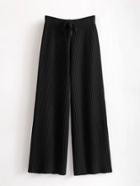 Shein Drawstring Waist Rib Knit Pants