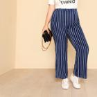 Shein Plus Vertical Striped Palazzo Pants