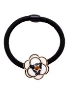 Shein White Enamel Flower Hair Tie