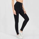 Shein Zip Front Solid Leggings