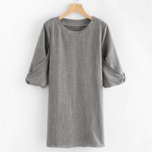 Shein Round Neck Tunic Dress