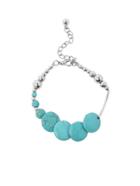 Shein Round Turquoise Plated Adjustable Bracelet