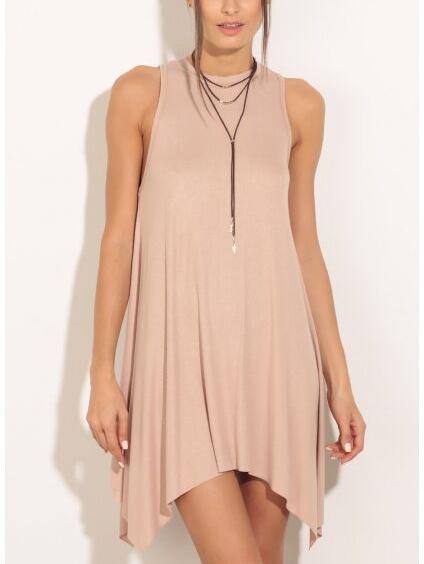 Shein Back Cutout Assymetrical Tent Dress