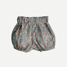 Shein Girls Frill Trim Floral Print Lantern Shorts