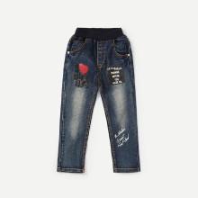 Shein Boys Letter Print Jeans