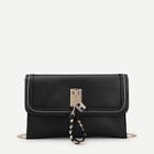 Shein Stitch Trim Clutch Bag With Strap