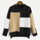 Shein Colorblock Drop Shoulder Sweater