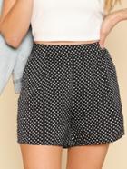 Shein Polka Dot Tailored Shorts